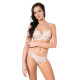 Бежов сутиен с подплатени чашки Camila 01002-Големи размери-LadyStyle.bg