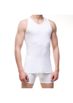 Класически потник Authentic в бял цвят 213