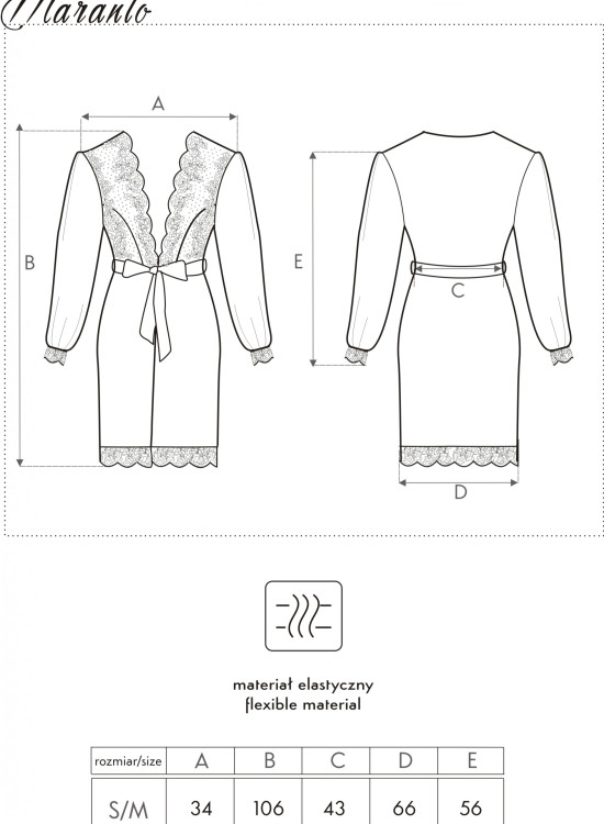 Елегантен дамски халат Maranto-Секси Халати-LadyStyle.bg Елегантен дамски халат Maranto-Секси Халати-LadyStyle.bg