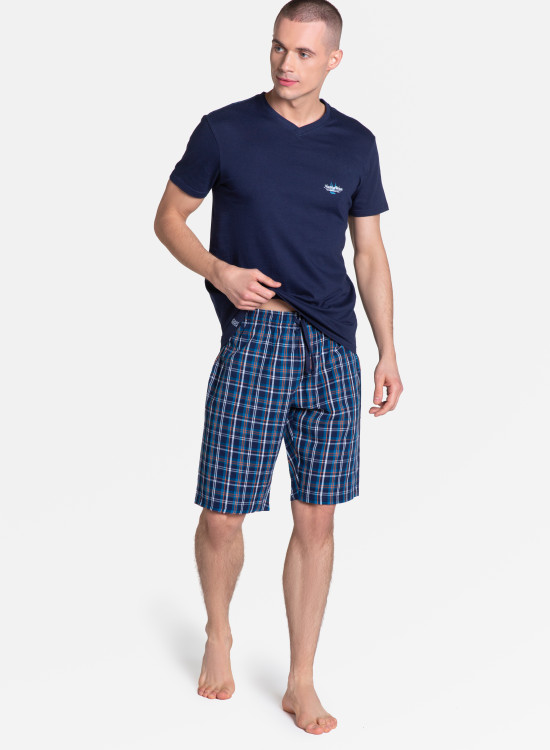 Мъжка пижама от две части в тъмносин цвят Dream 38884-59X-Пижами-LadyStyle.bg