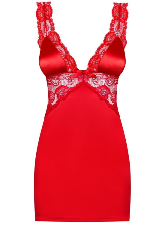 Червена нощница с прашки Secred-Нощници-LadyStyle.bg Червена нощница с прашки Secred-Нощници-LadyStyle.bg