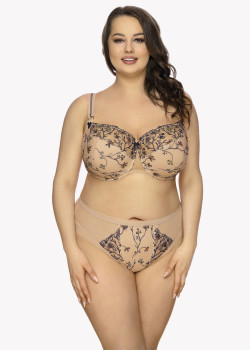 Сутиен за голям бюст в бежов цвят Patricia Maxi 1062