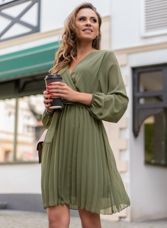 Къса ефирна рокля Verlida-Къси рокли-LadyStyle.bg Къса ефирна рокля Verlida-Къси рокли-LadyStyle.bg