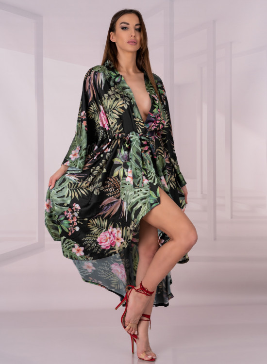 Луксозен сатенен халат Atenna-Секси Халати-LadyStyle.bg Луксозен сатенен халат Atenna-Секси Халати-LadyStyle.bg