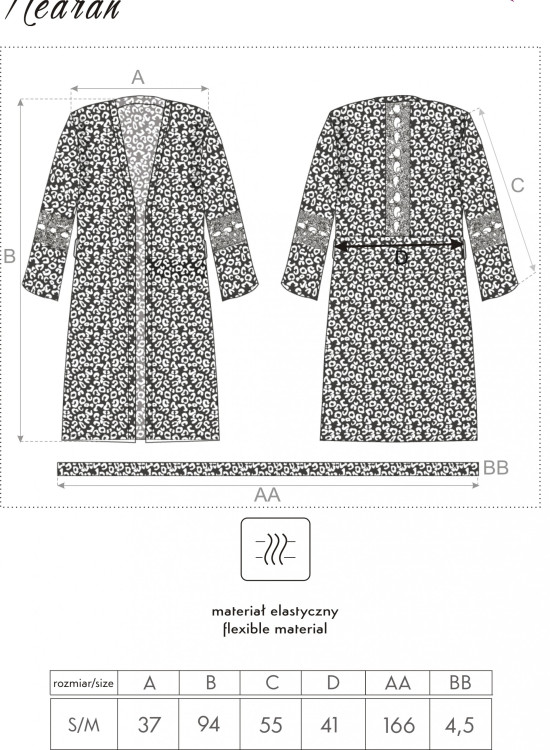 Дамски халат Caarasa-Секси Халати-LadyStyle.bg Дамски халат Caarasa-Секси Халати-LadyStyle.bg
