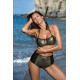 Бански костюм от две части в черно и каки Giselle M-620-2-Бански 2024-LadyStyle.bg Бански костюм от две части в черно и каки Giselle M-620-2-Бански две части-LadyStyle.bg