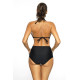 Бански костюм от две части в черно и каки Giselle M-620-2-Бански 2024-LadyStyle.bg Бански костюм от две части в черно и каки Giselle M-620-2-Бански две части-LadyStyle.bg