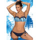 Бански костюм от две части в тъмносин цвят Klara M-603-1-Бански 2024-LadyStyle.bg Бански костюм от две части в тъмносин цвят Klara M-603-1-Бански две части-LadyStyle.bg