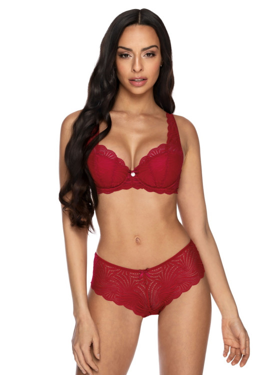 Подплатен сутиен в цвят бордо M-3343/22-Подплатени-LadyStyle.bg Подплатен сутиен в цвят бордо M-3343/22-Подплатени-LadyStyle.bg