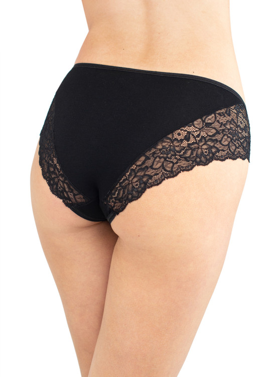 Бикини с дантела в черен цвят MISS 07024