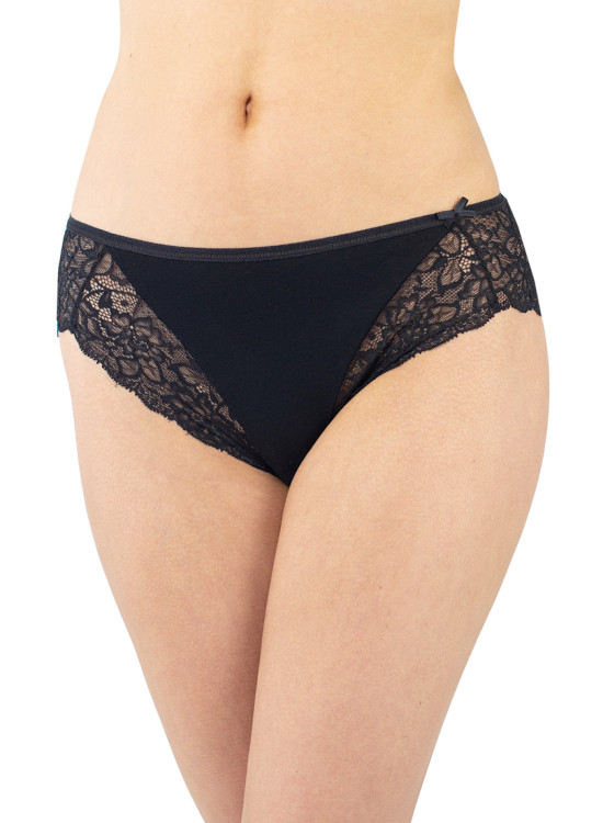 Бикини с дантела в черен цвят MISS 07024