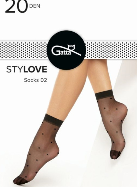 Къси дамски чорапи в черен цвят STYLOVE 02 20 DEN Къси дамски чорапи в черен цвят STYLOVE 02 20 DEN