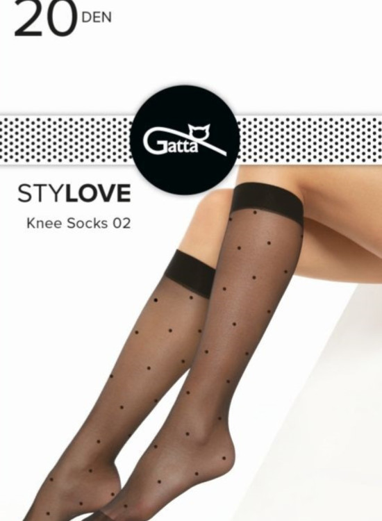 Дамски чорапи в черен цвят STYLOVE 02 20 DEN