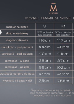 Елегантна миди рокля в червено Hamien