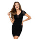 Елегантна нощница в черен цвят Miriam-Нощници-LadyStyle.bg