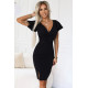 Елегантна рокля в черен цвят 479-9