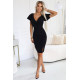 Елегантна рокля в черен цвят 479-9