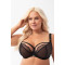 Сутиен с мека чашка в черен цвят IDA K900