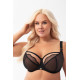 Сутиен с мека чашка в черен цвят IDA K900