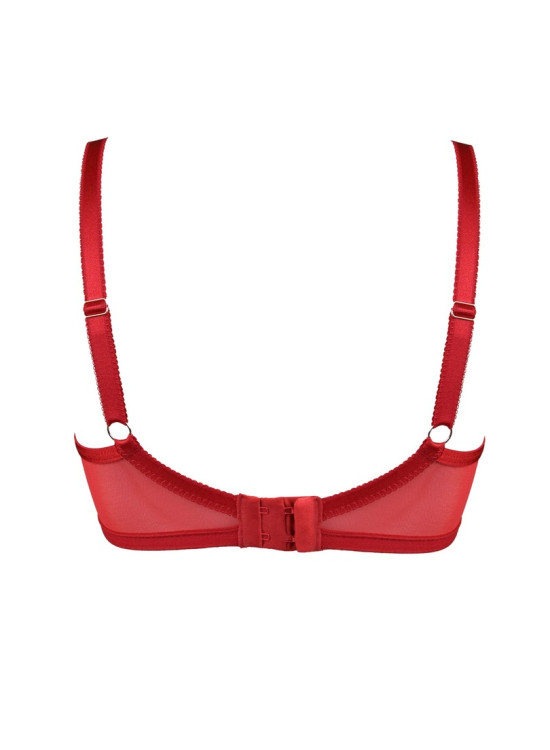 Секси push up сутиен в червено AMELIA 19202