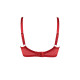 Секси push up сутиен в червено AMELIA 19202