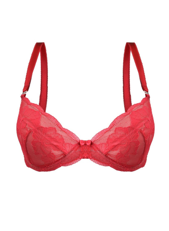 Секси push up сутиен в червено AMELIA 19202