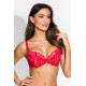 Секси push up сутиен в червено AMELIA 19202