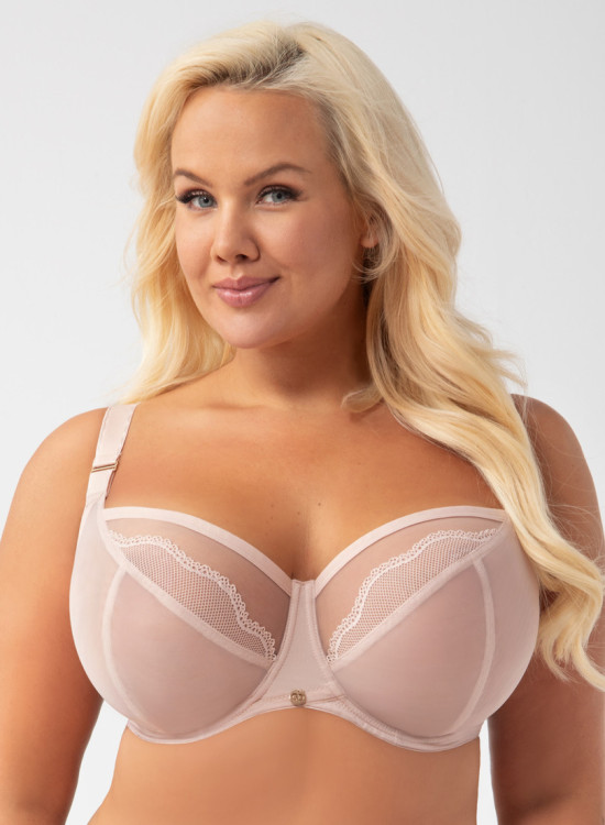 Сутиен с мека чашка в бежов цвят IDA K900
