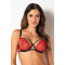 Сутиен с меки чашки в червено JULIA 19229