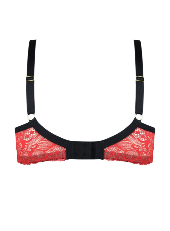 Сутиен с меки чашки в червено JULIA 19229