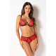 Сутиен с меки чашки в червено JULIA 19229