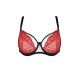 Сутиен с меки чашки в червено JULIA 19229