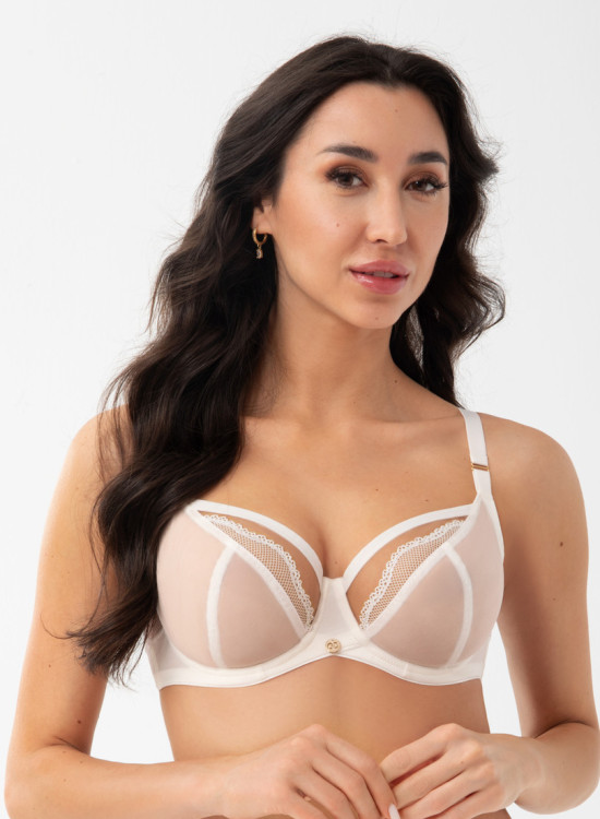 Сутиен с мека чашка в кремав цвят IDA K900