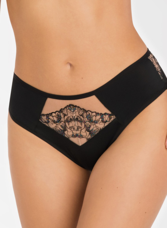 Луксозни бразилиани в черен цвят K103