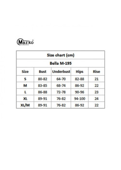 Бански костюм от две части в оранжево Bella M-195-134
