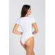 Body T-shirt дамско боди с къс ръкав, бял