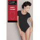 Body T-shirt дамско боди с къс ръкав, черен Body T-shirt дамско боди с къс ръкав, черен