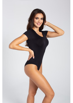 Body T-shirt дамско боди с къс ръкав, черен