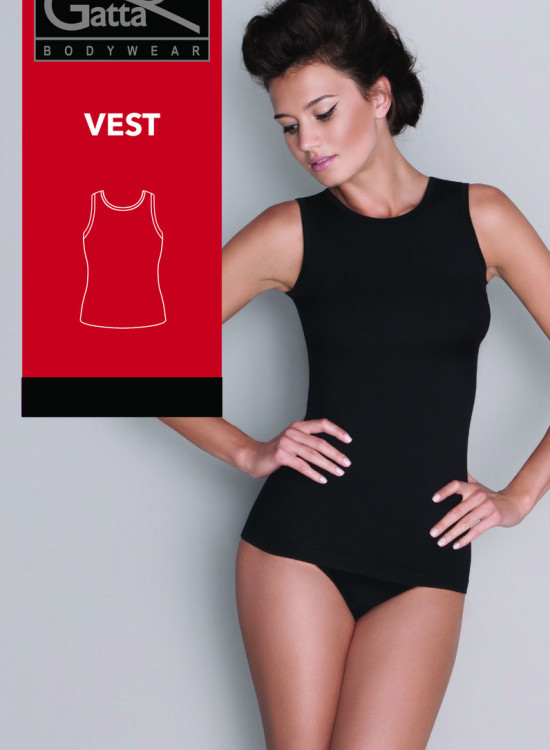 Vest - дамски потник в черно