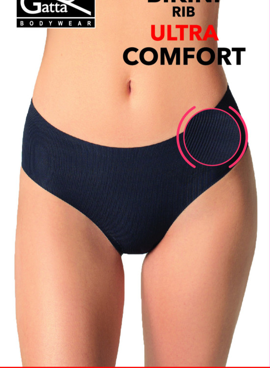 RIB ULTRA COMFORT - дамски бикини в черно