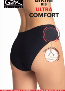 RIB ULTRA COMFORT - дамски бикини в черно