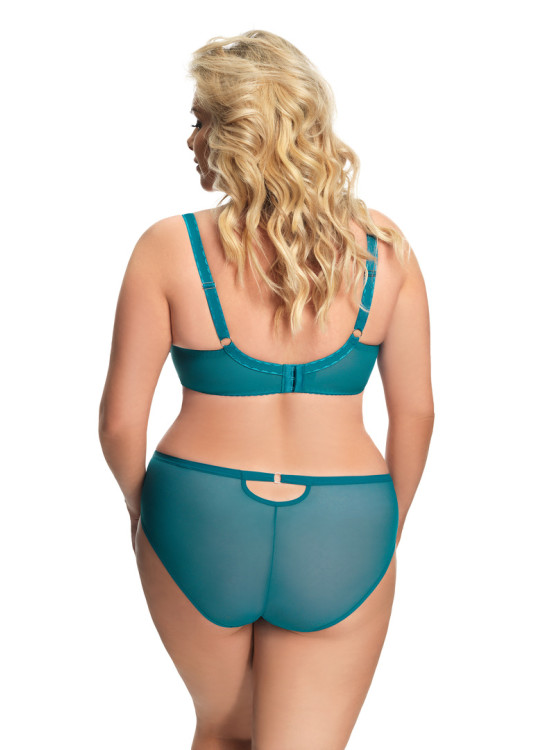 Макси сутиен с меки чашки в цвят тюркоаз CALIGARI K674 