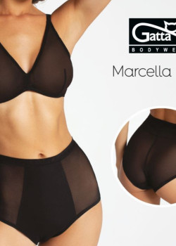 Дамски бикини с висока талия с оформящ ефект, черни