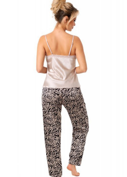 Sheila пижама, бежов цвят