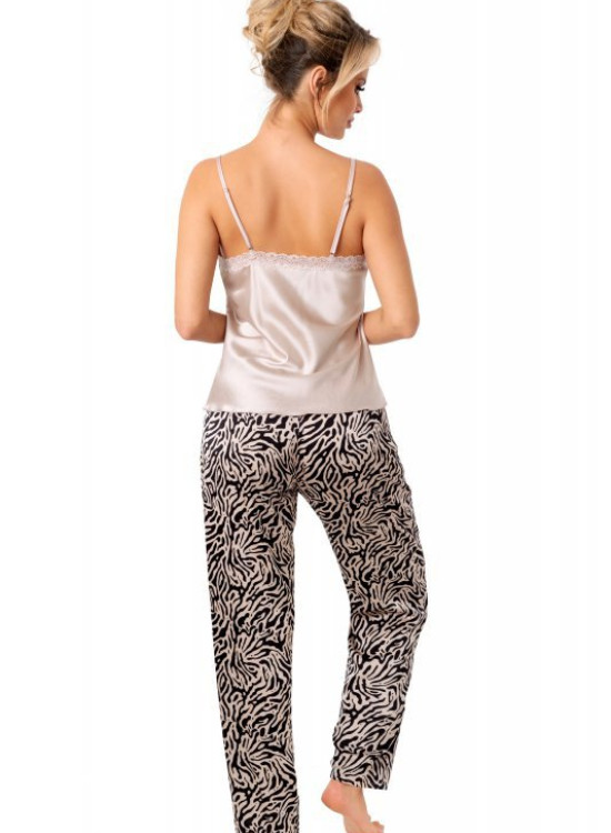 Sheila пижама, бежов цвят