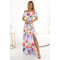Елегантна рокля с флорални мотиви 194-5