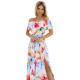 Елегантна рокля с флорални мотиви 194-5