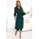 531-7 Рокля тип риза в зелено