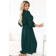 531-7 Рокля тип риза в зелено