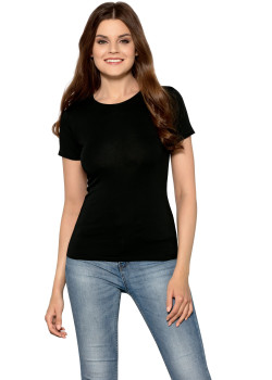 Дамски топ Bluzka-Claudia-Czarna-Czarny